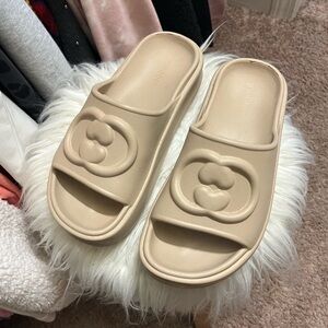 *Designer Inspired* Bamboo Slide Sandals